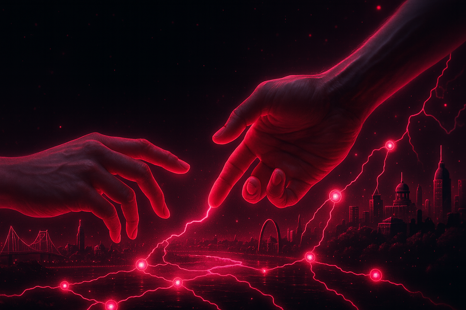 People crossing paths on a city street